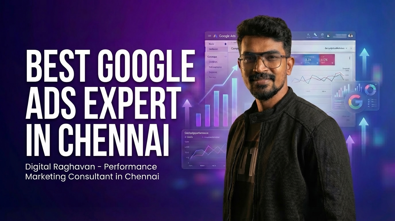 Best Google Ads expert in Chennai Digital Raghavan optimizing advertising campaigns for business growth